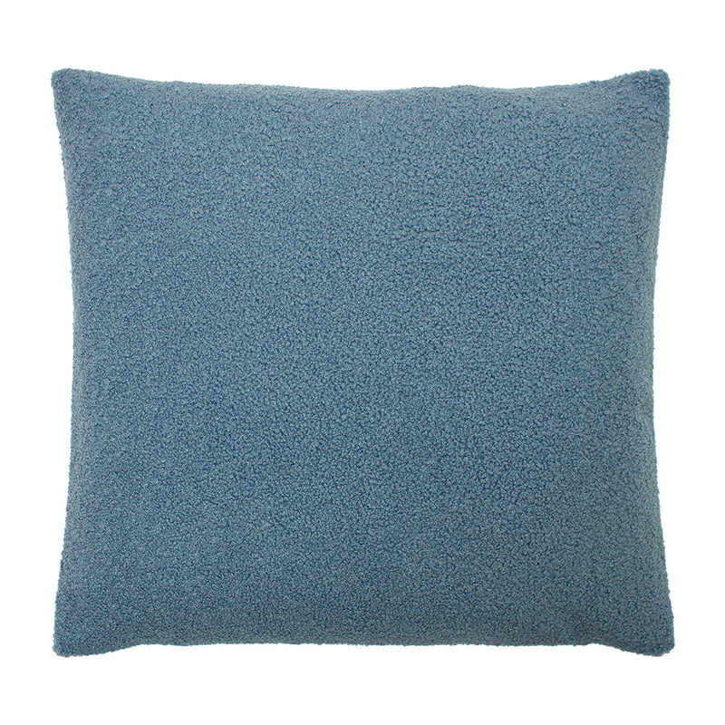 furn. Malham Fleece Square Cushion Cover in Wedgewood