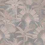 furn. Malaysian Palm Duvet Cover Set in Blush