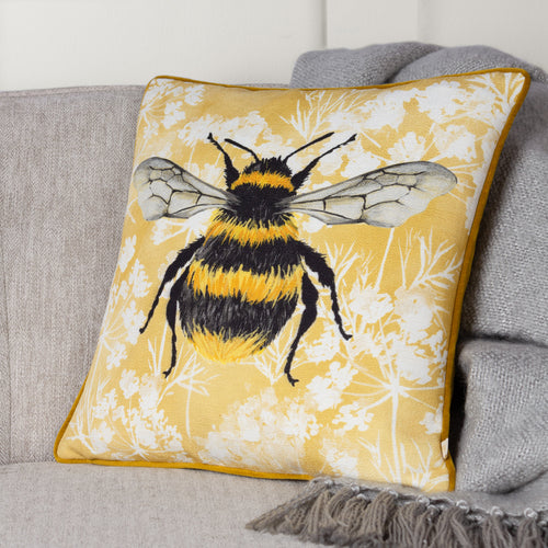 Wylder Manor Bee Cushion Cover in Natural