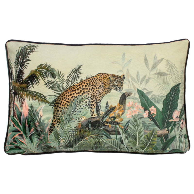 Manyara Leopard Rectangular Cushion Multicolour