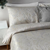 Paoletti Marble Jacquard Duvet Cover Set in Oyster