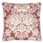 Paoletti Melrose Floral Cushion Cover in Mulberry