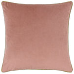 Meridian Velvet Cushion Blush/Gold