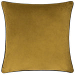 Paoletti Meridian Velvet Cushion Cover in Moss/Charcoal