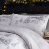 furn. Midwinter Toile Duvet Cover Set in Snow