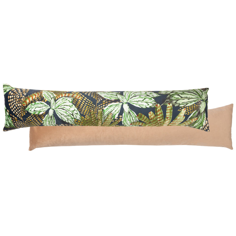 Wylder Mogori Abstract Leaves Draught Excluder in Green