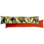 Wylder Mogori Abstract Leaves Draught Excluder in Sunset