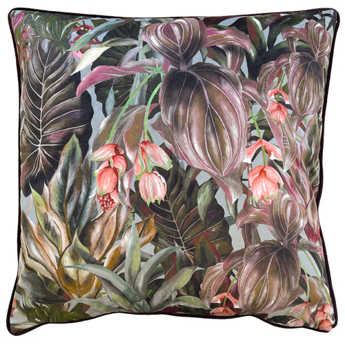 Wylder Mogori Wild Medinilla Cushion Cover in Aubergine