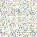 Voyage Maison Morning Chorus Floral Printed Oil Cloth Fabric (By The Metre) in Natural