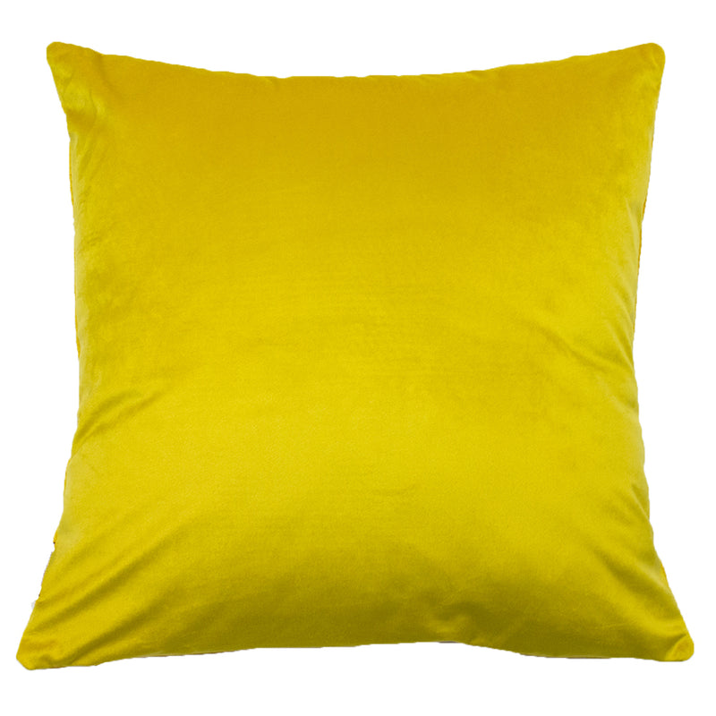 Paoletti Munich Ribbed Corduroy Cushion Cover in Ceylon Yellow