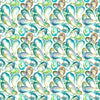 Voyage Maison Mussell Shells Printed Oil Cloth Fabric (By The Metre) in Kelpie