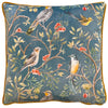 Wylder Orient Chinoiserie Cushion Cover in Slate Blue