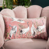 Wylder Orient Cranes Cushion Cover in Blush