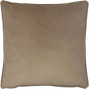 Evans Lichfield Opulence Soft Velvet Cushion Cover in Biscuit