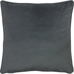 Evans Lichfield Opulence Soft Velvet Cushion Cover in Granite