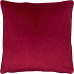 Opulence Soft Velvet Cushion Scarlet