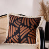 Paoletti Oromo Fringed Cushion Cover in Brown