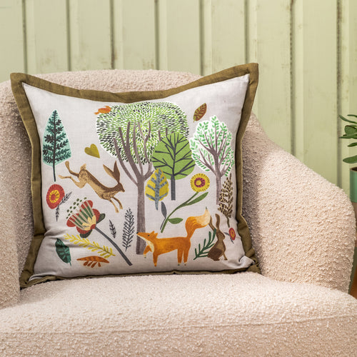 Voyage Maison Oronsay Printed Cushion Cover in Sandstone