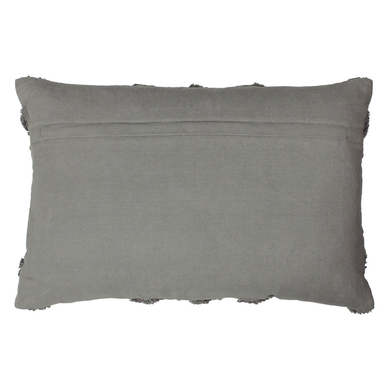 furn. Orson Tufted Cushion Cover in Grey