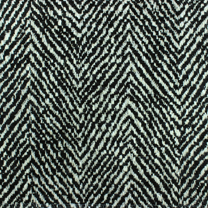 Voyage Maison Oryx Textured Woven Fabric in Noir