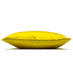 Paoletti Palermo Sateen Cushion Cover in Limon Yellow