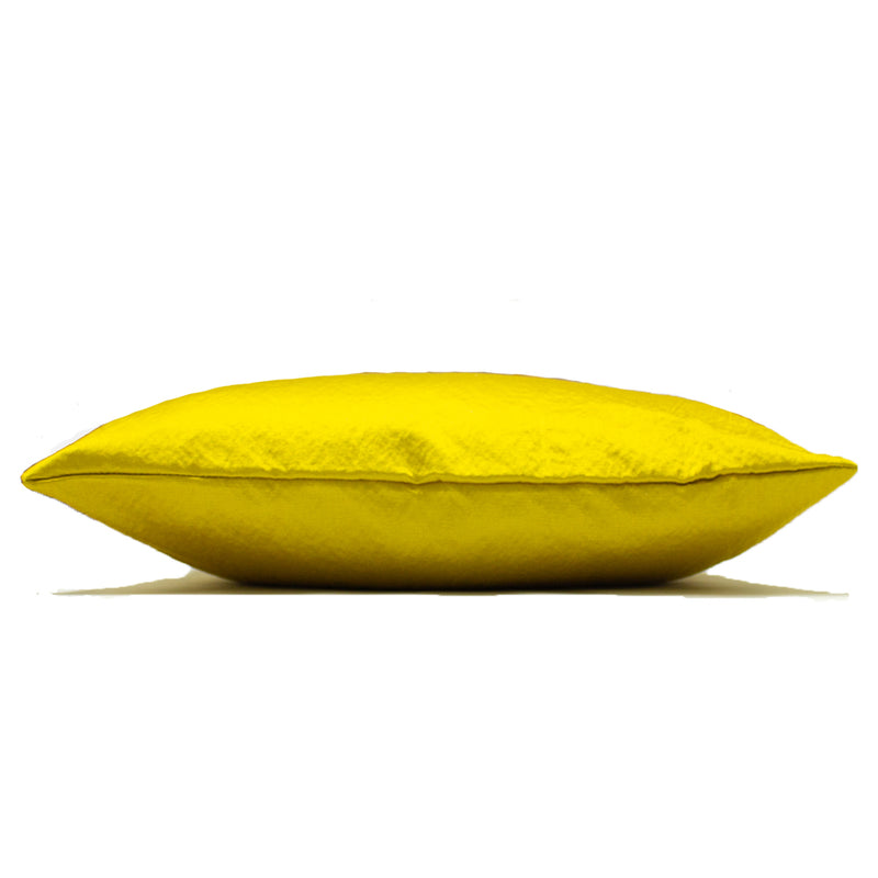 Palermo Sateen Cushion Limon Yellow