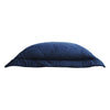 Paoletti Palmeria Quilted Velvet Cushion Cover in Navy