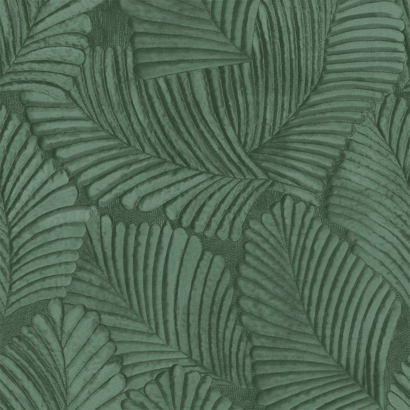 Palmeria Vinyl Wallpaper Emerald