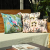 Jungle Pink Cushions - Palms Rectangular Outdoor Cushion Cover Blush Evans Lichfield