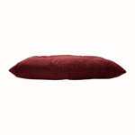 Paoletti Panther Velvet Ready Filled Cushion in OxBlood