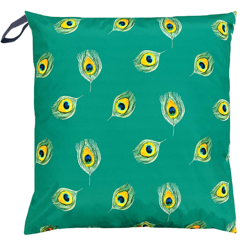 Evans Lichfield Peacock Large 70cm Outdoor Floor Cushion Cover in Blush