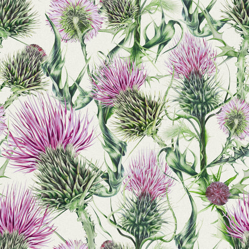 Marie Burke Penton Printed Cotton Fabric in Fuchsia