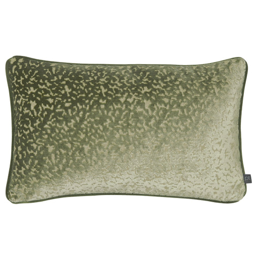 Prestigious Textiles Pharoah Velvet Cushion Cover in Olive