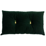Paoletti Pineapple Velvet Ready Filled Cushion in EmeraldGreen