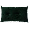 Paoletti Pineapple Velvet Ready Filled Cushion in EmeraldGreen