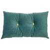 Paoletti Pineapple Velvet Ready Filled Cushion in Mineral Blue
