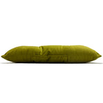 Paoletti Pineapple Velvet Ready Filled Cushion in Olive Green