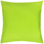 furn. Plain Outdoor Cushion Cover in Lime