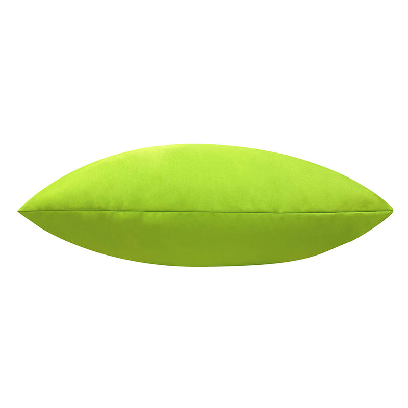 furn. Plain Neon Large 70cm Outdoor Floor Cushion Cover in Lime