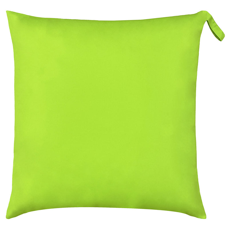 furn. Plain Neon Large 70cm Outdoor Floor Cushion Cover in Lime