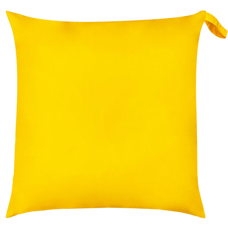 furn. Plain Neon Large 70cm Outdoor Floor Cushion Cover in Yellow