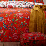furn. Pomelo Tropical Floral Duvet Cover Set in Orange