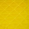 Paoletti Quartz Rectangular Quilted Cushion Cover in Ceylon Yellow/Petrol Blue