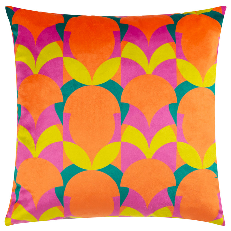 heya home Raeya Art Deco Cushion Cover in Neon