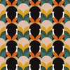 furn. Raeya Art Deco Duvet Cover Set in Multicolour