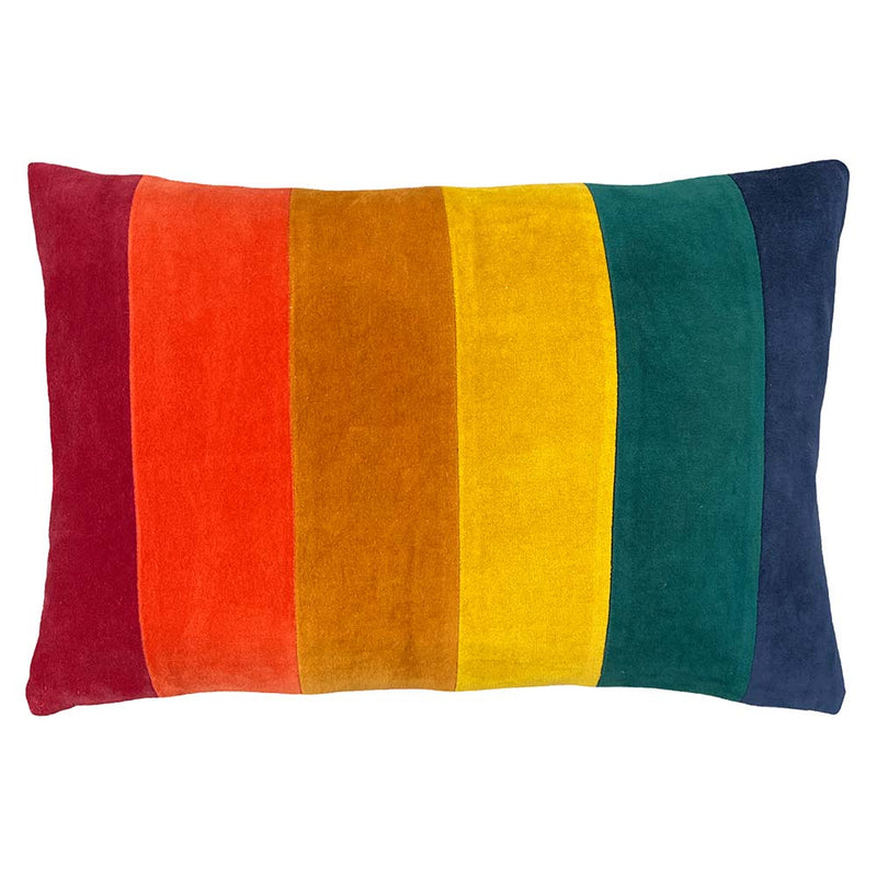 Rainbow Striped Cushion Jewels
