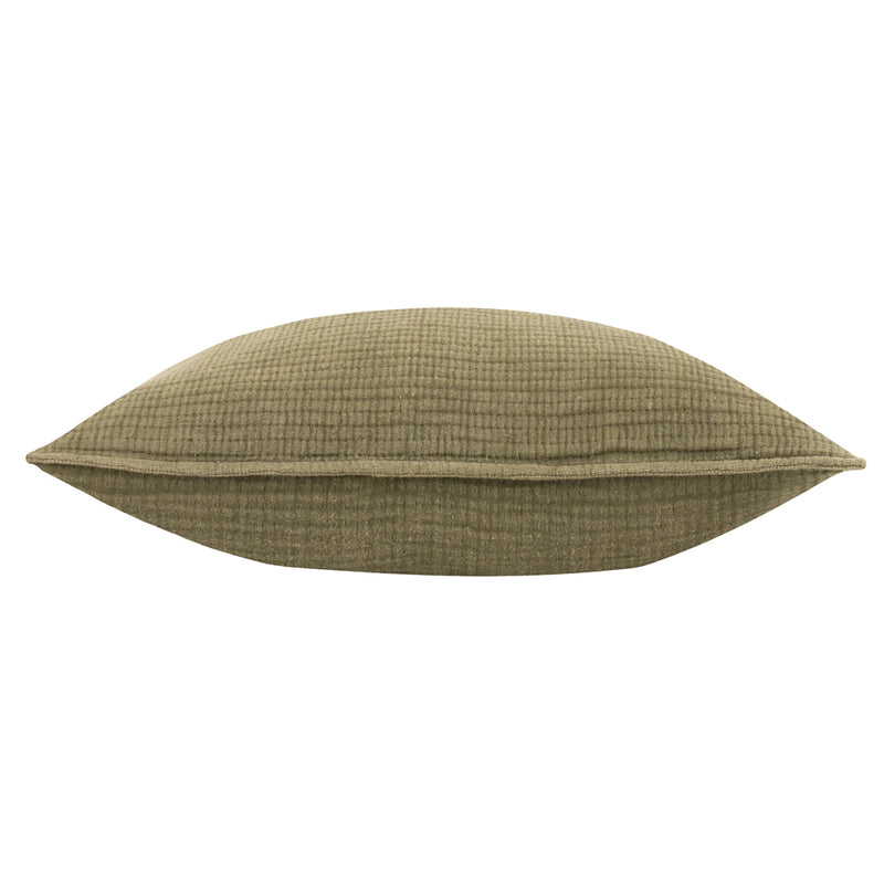 Yard Ribble Cushion Cover in Khaki