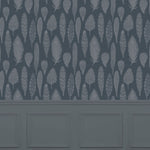 Voyage Maison Samui Damask 1.4m Wide Width Wallpaper (By The Metre) in Charcoal
