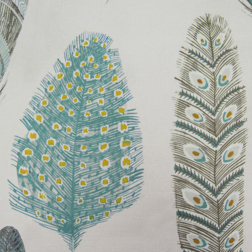 Voyage Maison Samui Print Printed Linen Fabric in Peacock