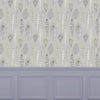 Voyage Maison Samui 1.4m Wide Width Wallpaper in Natural/Silver